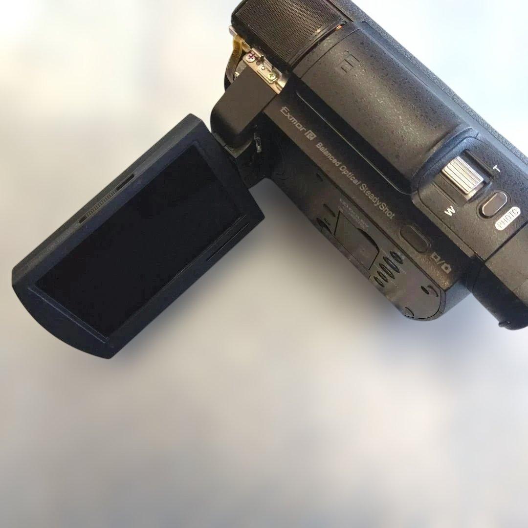 SONY FDR-AXP35 4Kビデオカメラと修理パーツ 訳あり