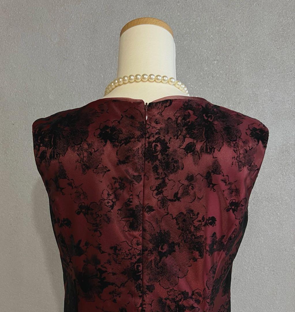 日本製東京ソワールSOIRDOLCEフォーマルワンピース9号