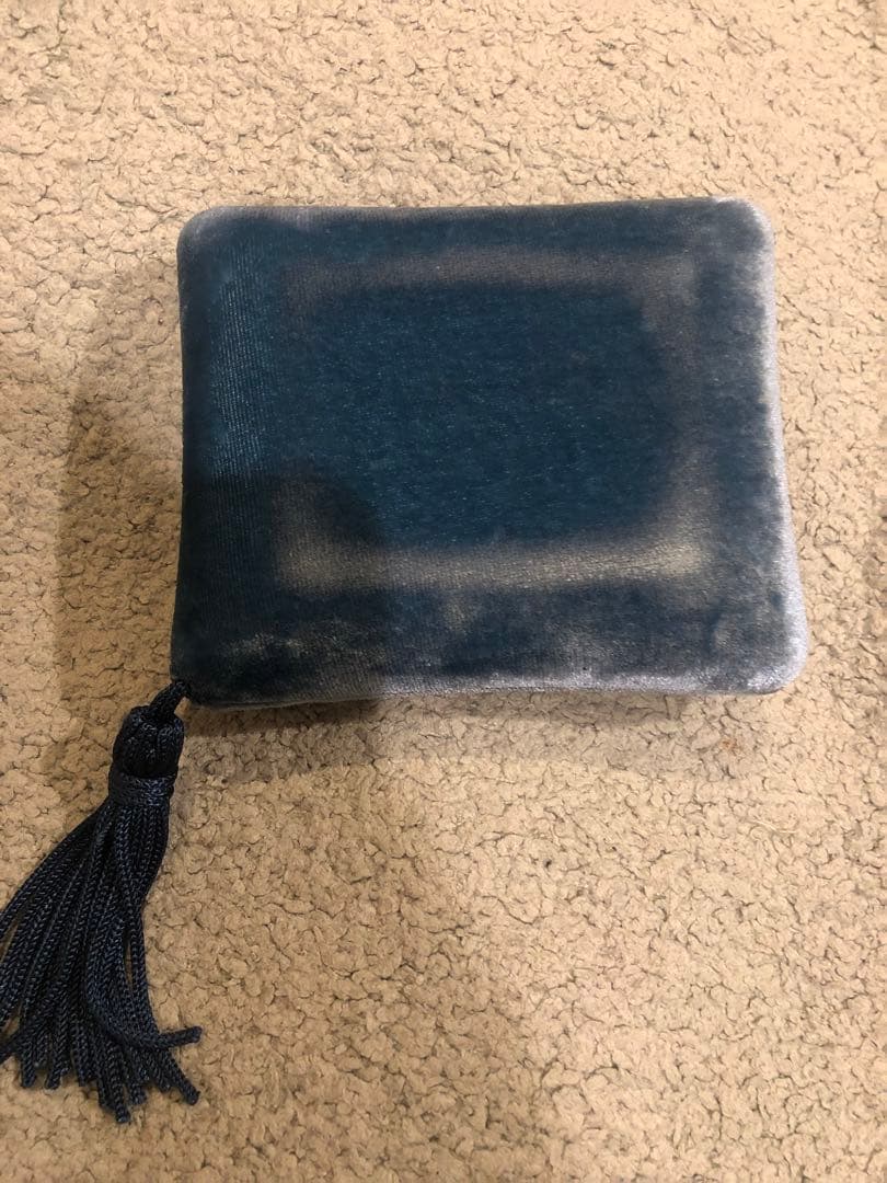 SOPHIE BILLE BRAHE ネイビー ベルベットポーチ