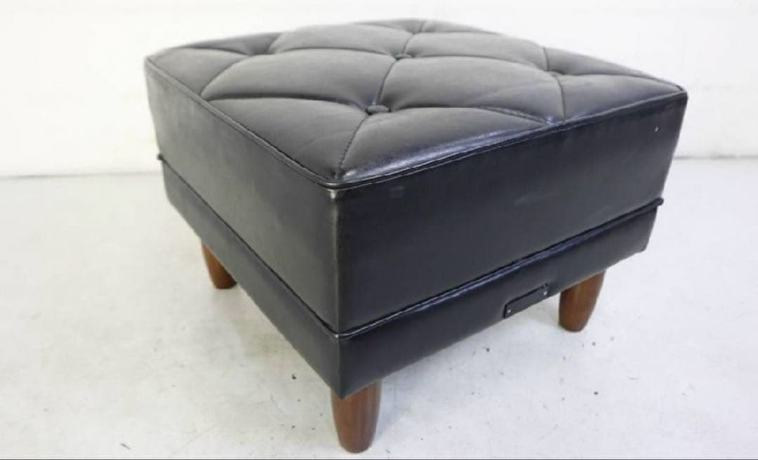 カリモク60 オットマン スタンダード ブラック スツール Kチェア