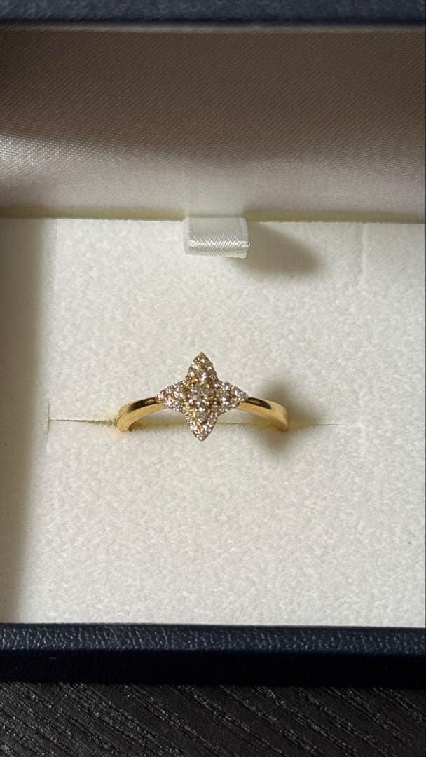 K18ダイヤモンドリング