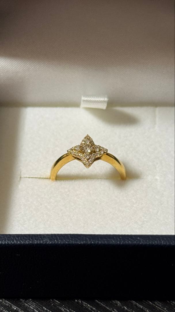 K18ダイヤモンドリング