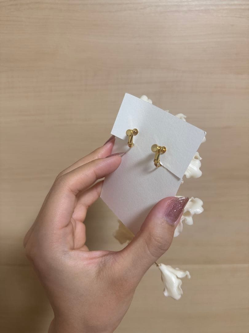 【ぷに】coussinet moa イヤリング ゴールド