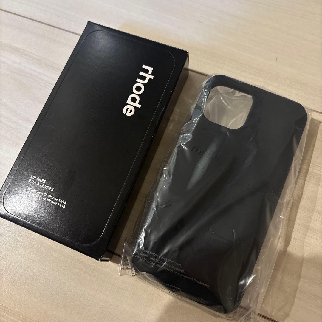 rhode ロード リップ ケース ブラック iPhone15 新品未使用