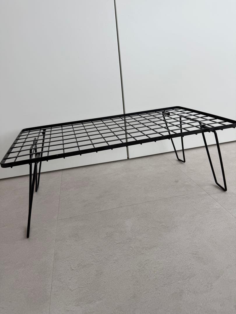 ユニフレーム フィールドラック ブラック アウトドア キャンプ テーブル