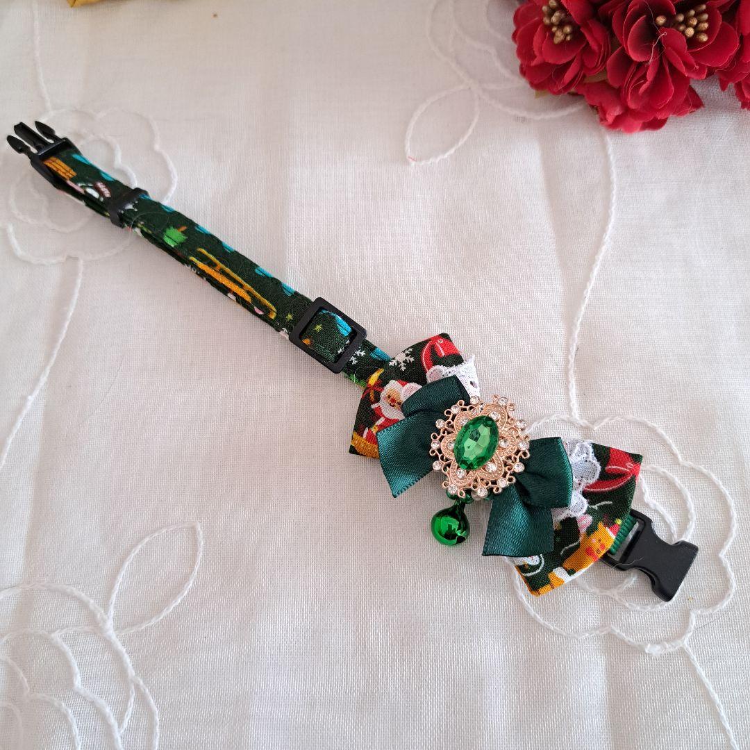 クリスマスシリーズ(サンタクロース)わんちゃん猫ちゃん用首輪