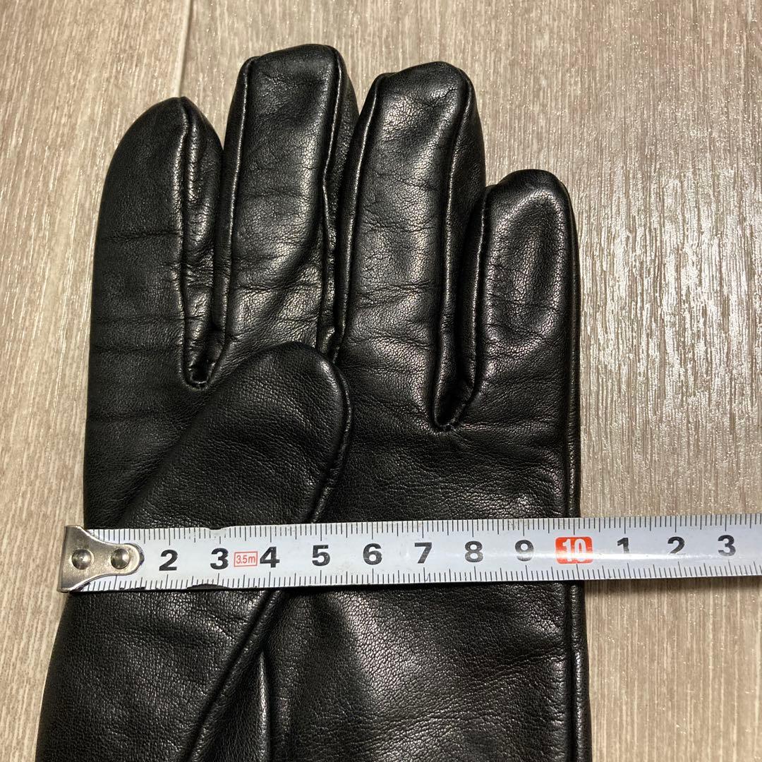 ヒステリックグラマー レザーグローブ　スタッズ　黒