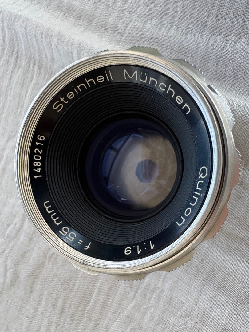 銘玉極上美品Steinheil München Quinon 55mm f1.9