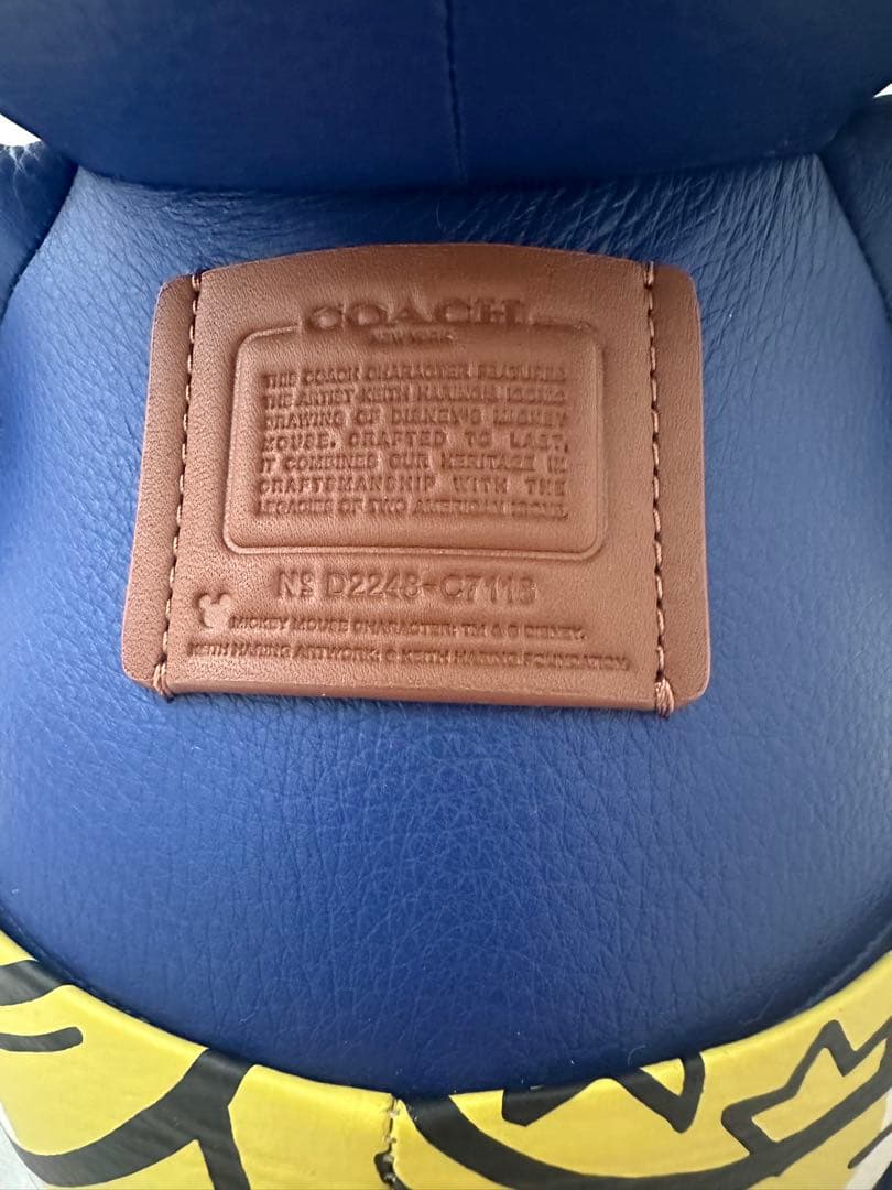 ディズニーコーチコラボミッキーマウス×キースヘリングドールC7118新品