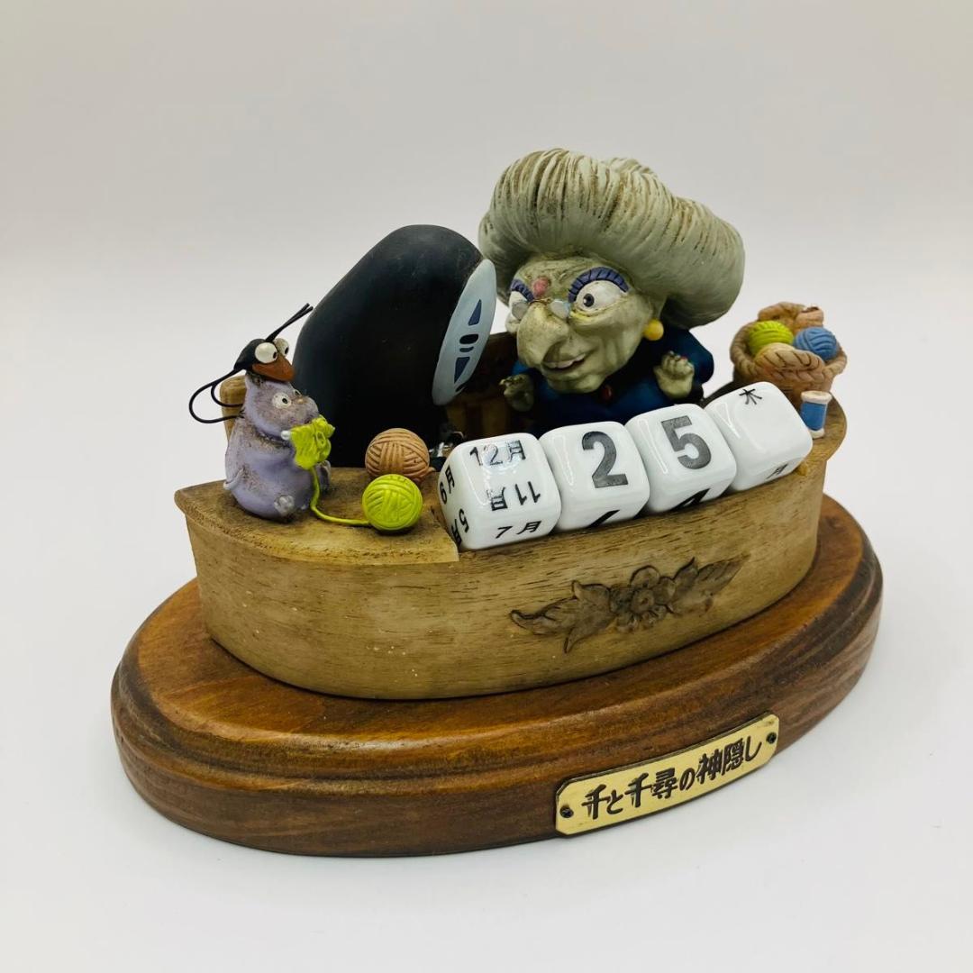 【希少】千と千尋の神隠し 万年カレンダー スタジオジブリ カオナシ 湯婆婆