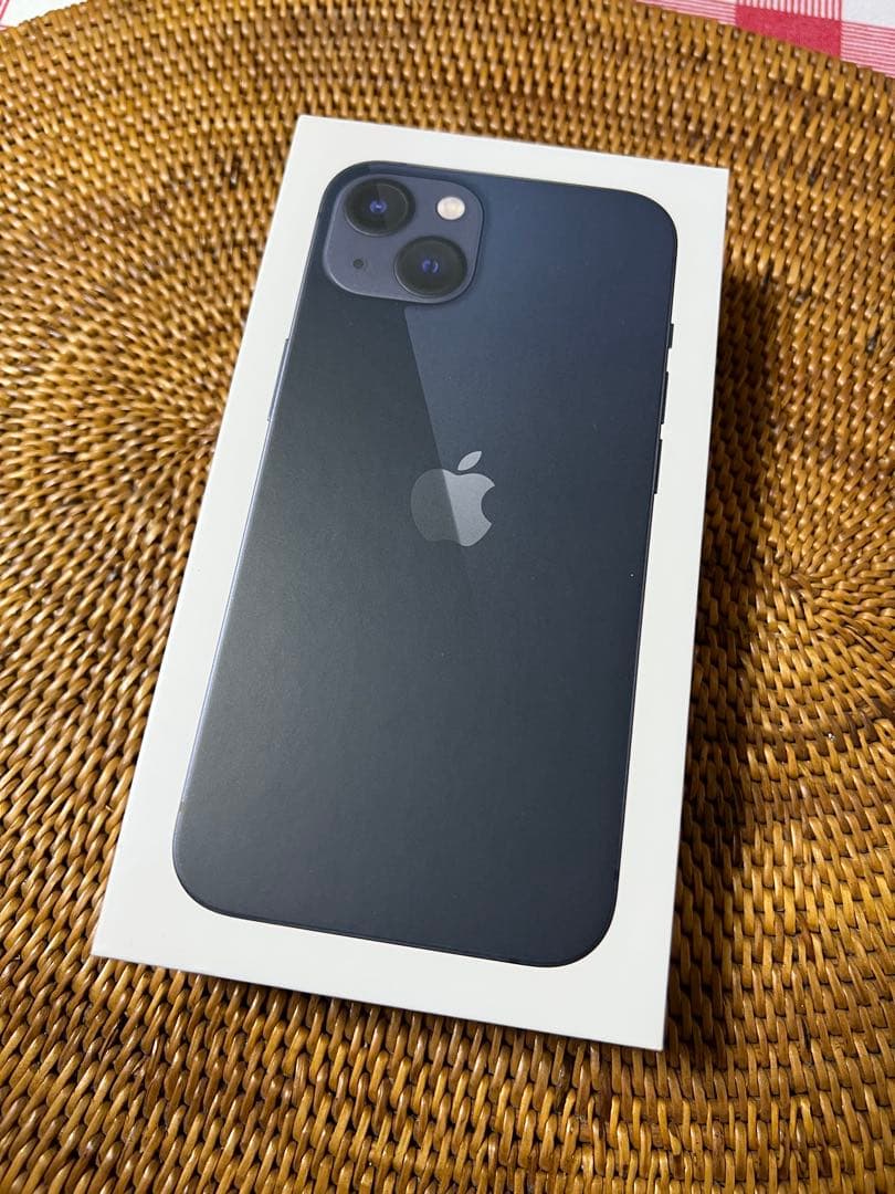 M*s様 美品 箱あり iPhone 13 128GB ガラスフィルム2枚付　タ