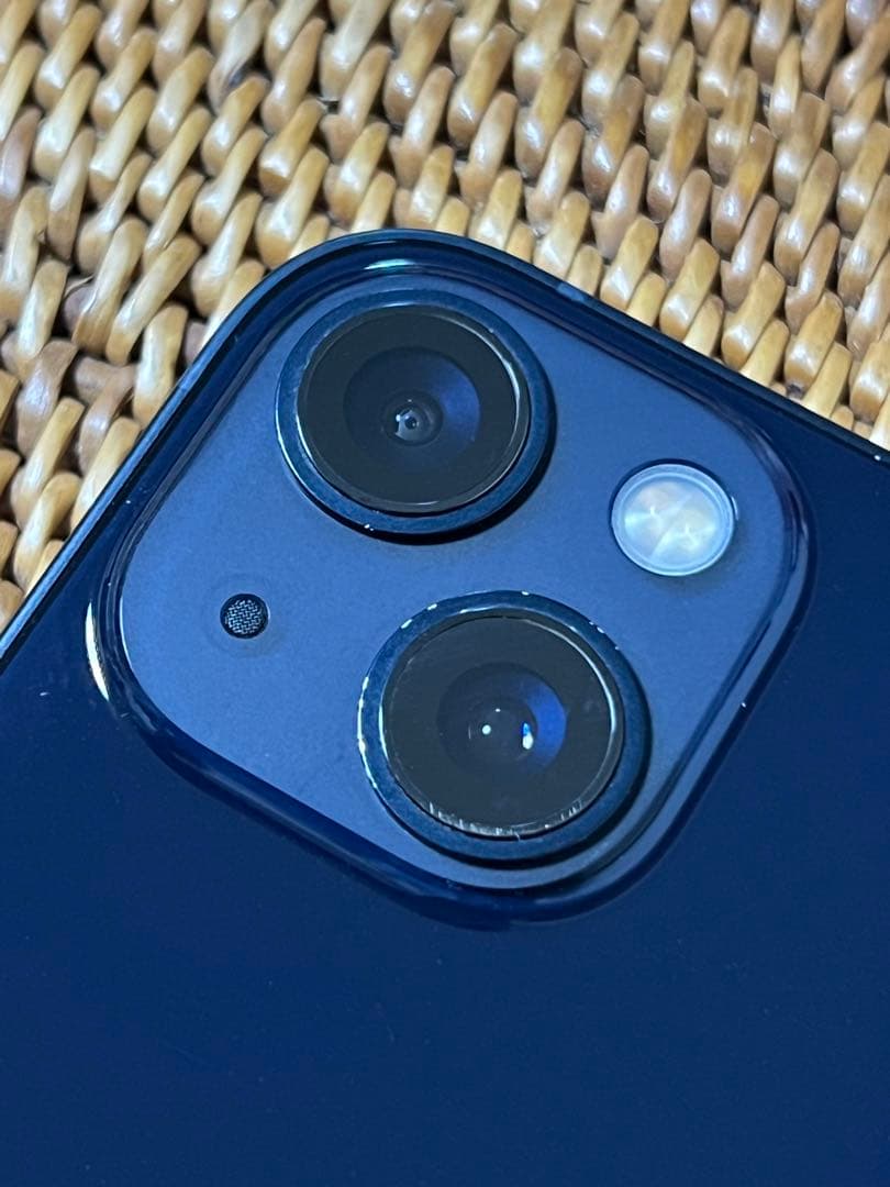 M*s様 美品 箱あり iPhone 13 128GB ガラスフィルム2枚付　タ