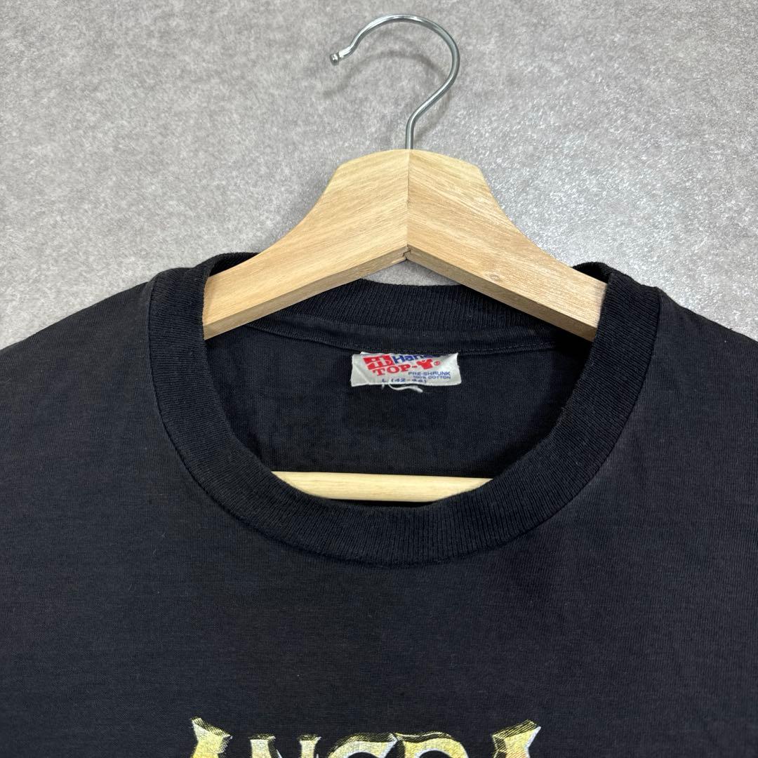 希少 90s ANGRA ヴィンテージ バンドTシャツ 当時物 L Hanes