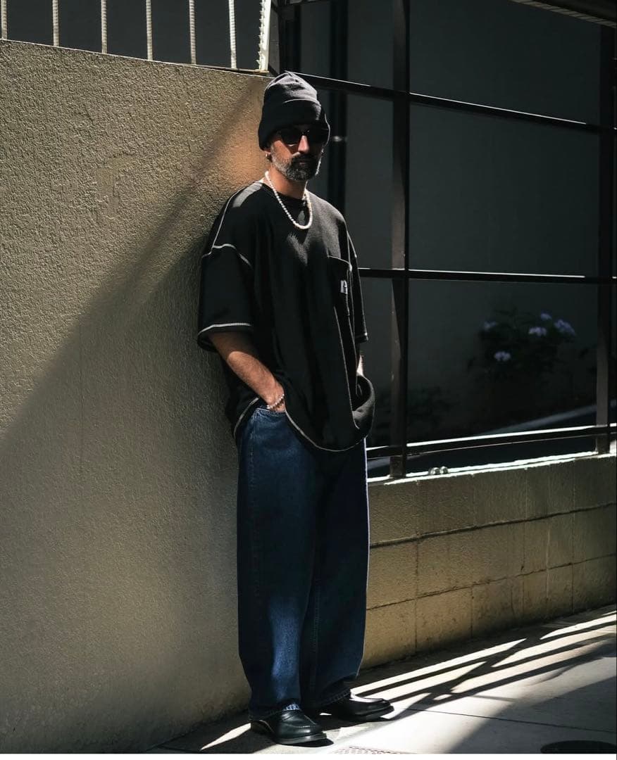 新品未使用 COOTIE T/C Waffle Error Fit Tee