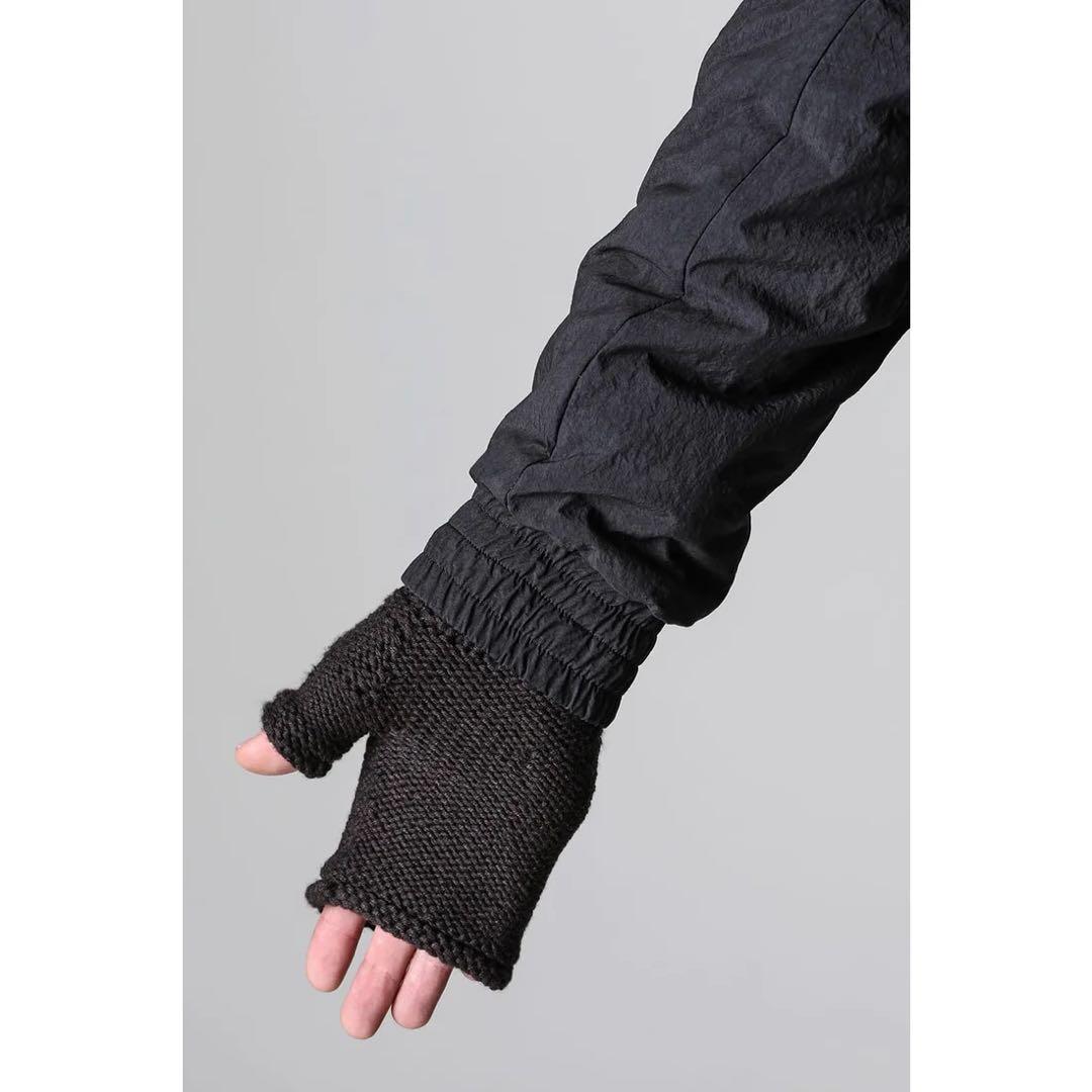 小物 DEVOA Knit glove cotton / cashmere
