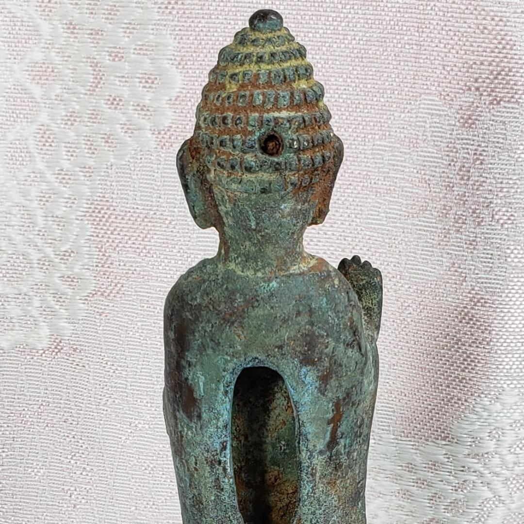 ◆新羅仏 金銅釈迦如来立像 仏像◆検）天平仏 飛鳥仏 百済仏 空海 親鸞 法然