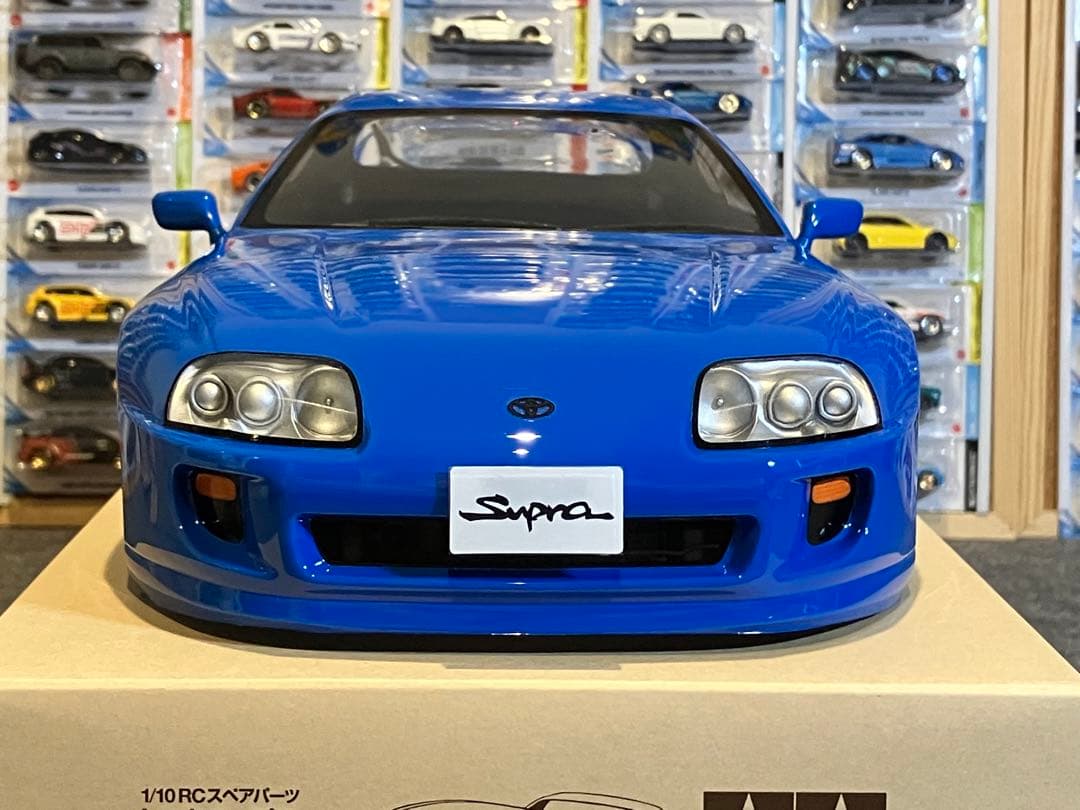 タミヤ ラジコン RC トヨタ スープラ 塗装済スペアボディ ブリリアントブルー