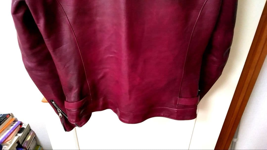 1*8様 完売品STRUM バーニングダイ シングルライダース サイズM