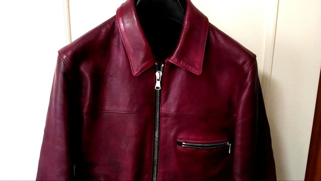 1*8様 完売品STRUM バーニングダイ シングルライダース サイズM