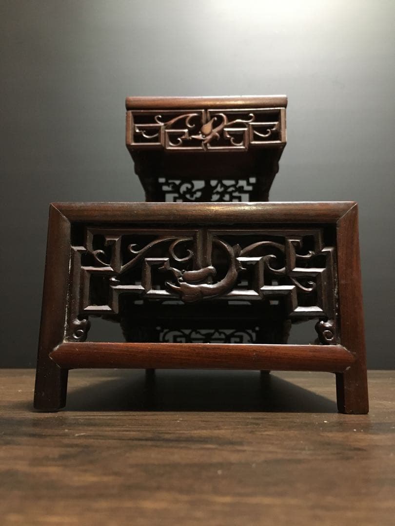 骨董　時代物　花台飾台