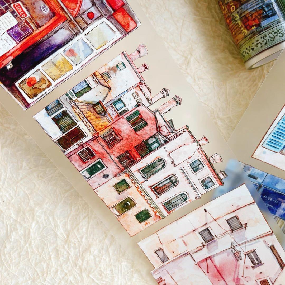 ⭐️SALE⭐️DingDing文创《都市掠影》海外マスキングテープ 【2731】