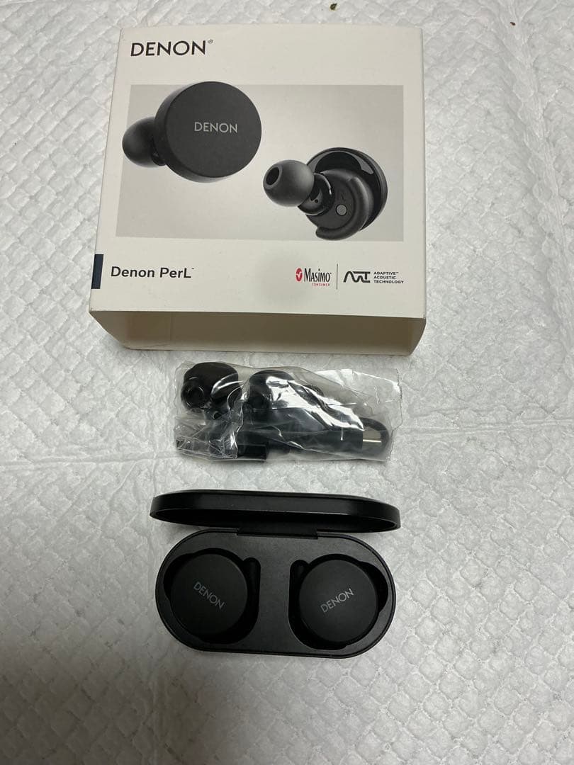 DENON PerL ワイヤレスイヤホン ブラック