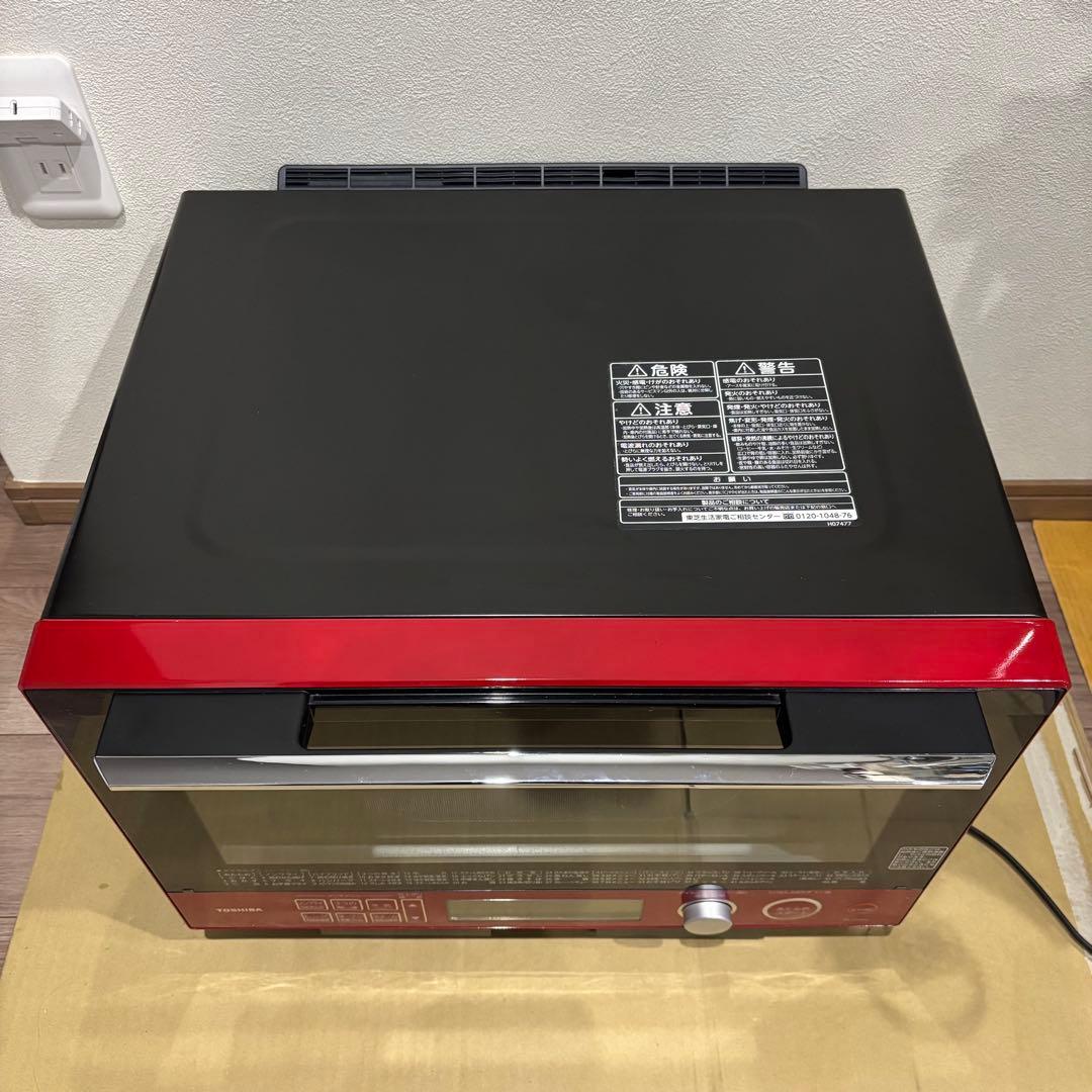 清掃済　TOSHIBA 過熱水蒸気オーブンレンジ 石窯ドーム ER-JZ5000