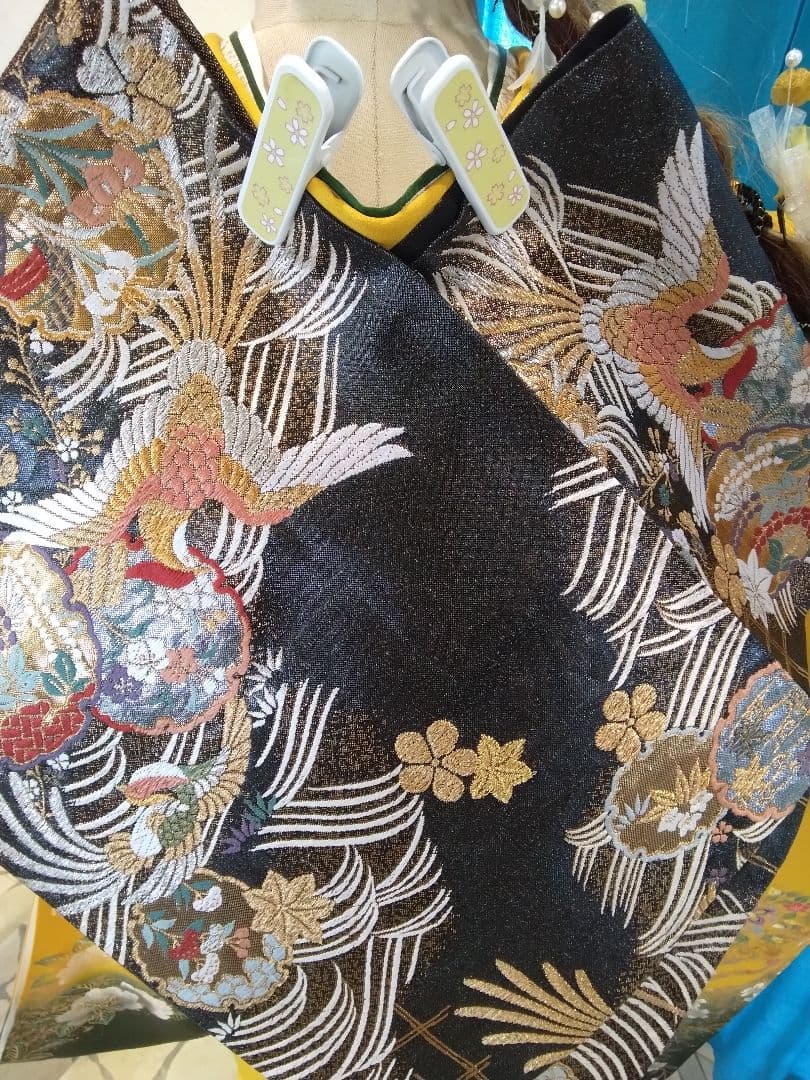 振袖フルセット、正絹振袖、成人式、重ね衿、帯揚げ、帯締め、西陣袋帯