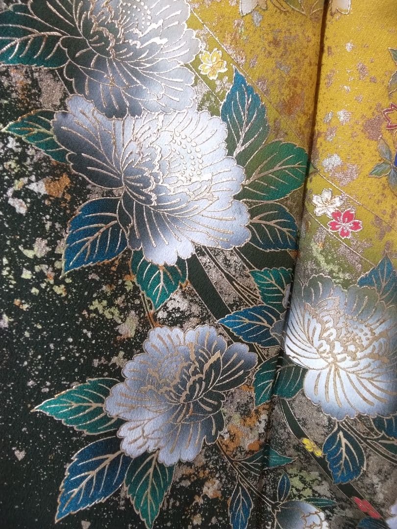 振袖フルセット、正絹振袖、成人式、重ね衿、帯揚げ、帯締め、西陣袋帯