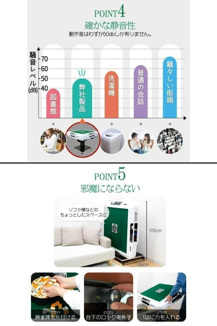 全自動 麻雀卓 点数表示 麻雀台 アルミ脚 折りたたみ テーブルボード付（M黒）
