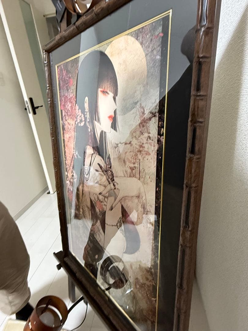 皐月恵　版画　花鳥風月