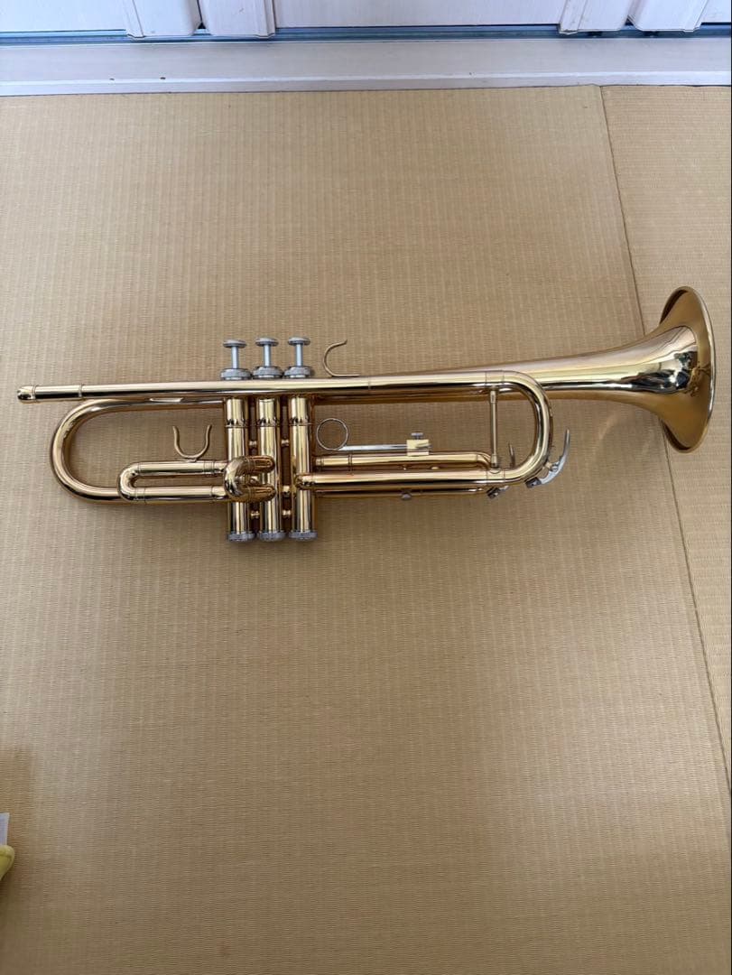 BQKOZFIN トランペット 初心者入門セット Bb調 管楽器 真鍮製 美品