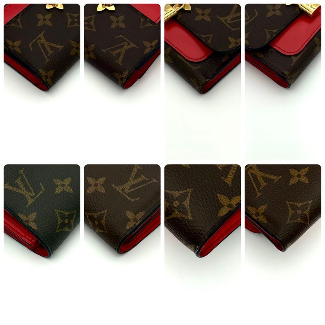 ルイヴィトン 折財布 モノグラム ポルトフォイユ フラワー コンパクト 2261