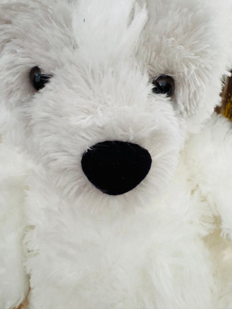 【レア】ディズニーベア 長毛 ホワイト　ダッフィー