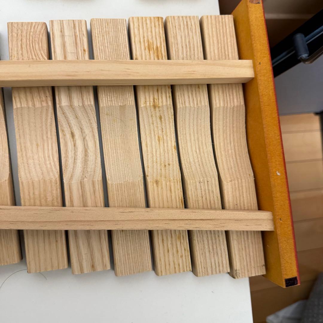 木琴 ゼンオン 紐交換済み 全音楽譜出版社 30音 半音 赤いキャリーバッグ付き