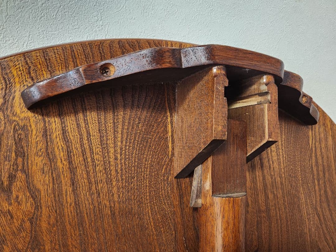 木製 円形座卓 ちゃぶ台古道具古民家古民具アンティークヴィンテージ