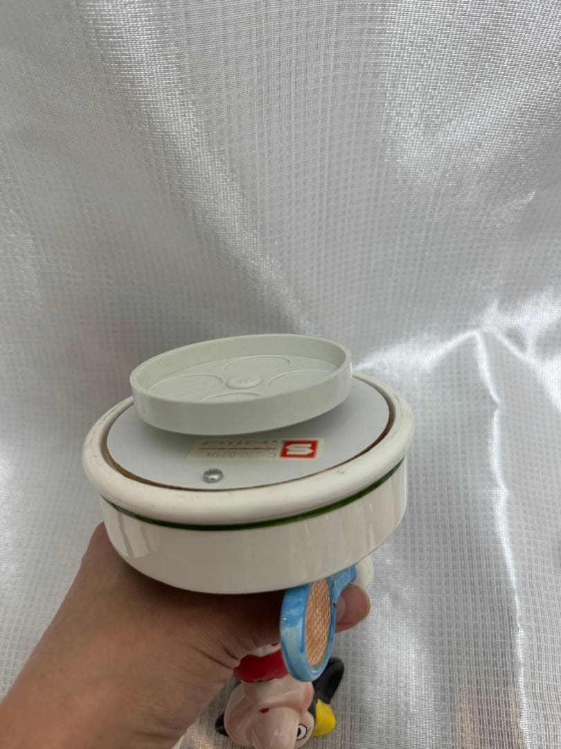 ヴィンテージミッキーマウス　陶器の置き物オルゴール付き