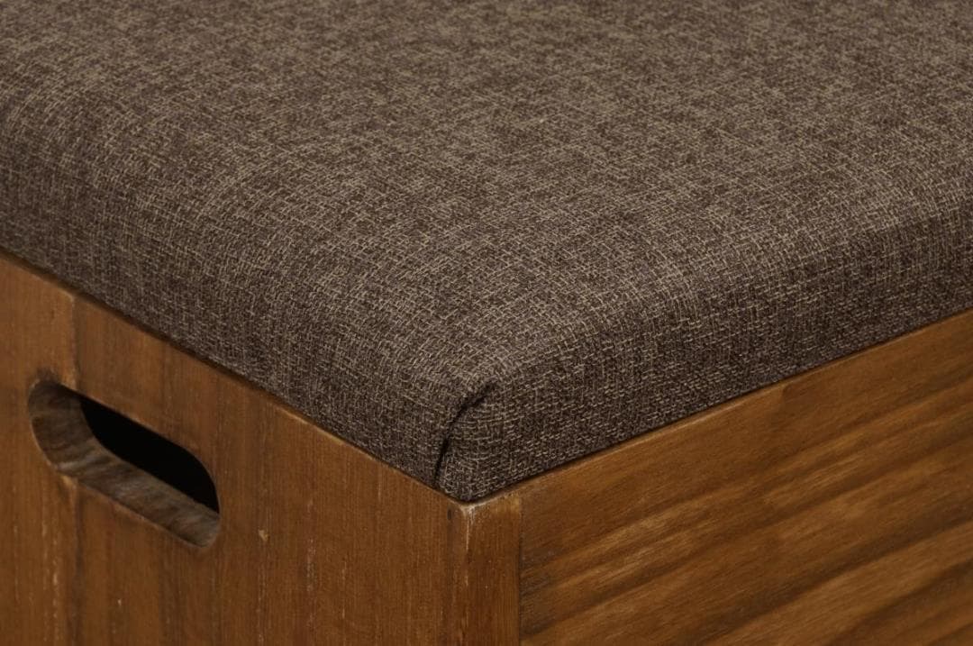 【新品・未使用】　北欧調ベンチチェアー　スツール　椅子 収納庫　幅70cm