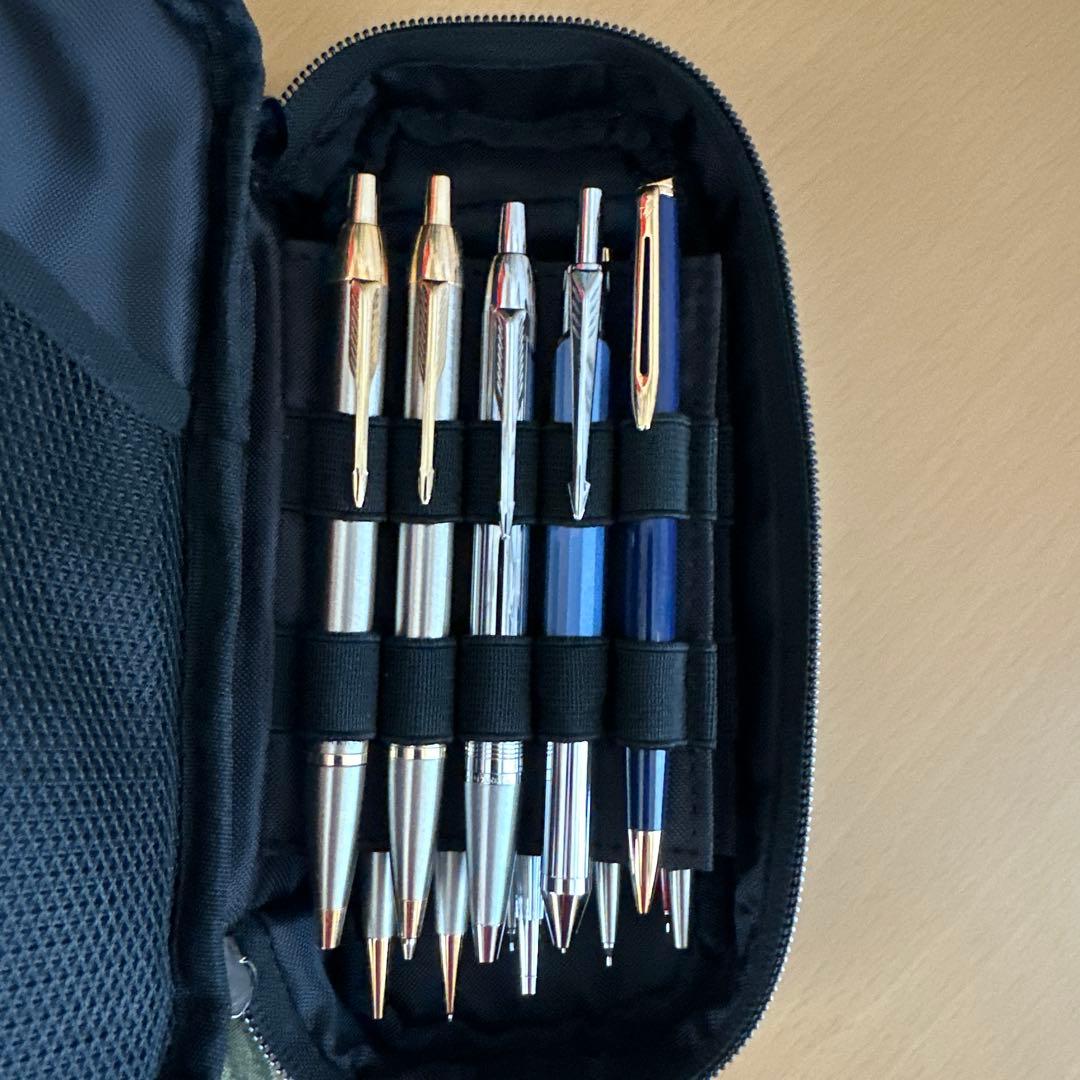 Parkerシャーペンボールペン廃盤モデルWatermanシャーペン筆箱