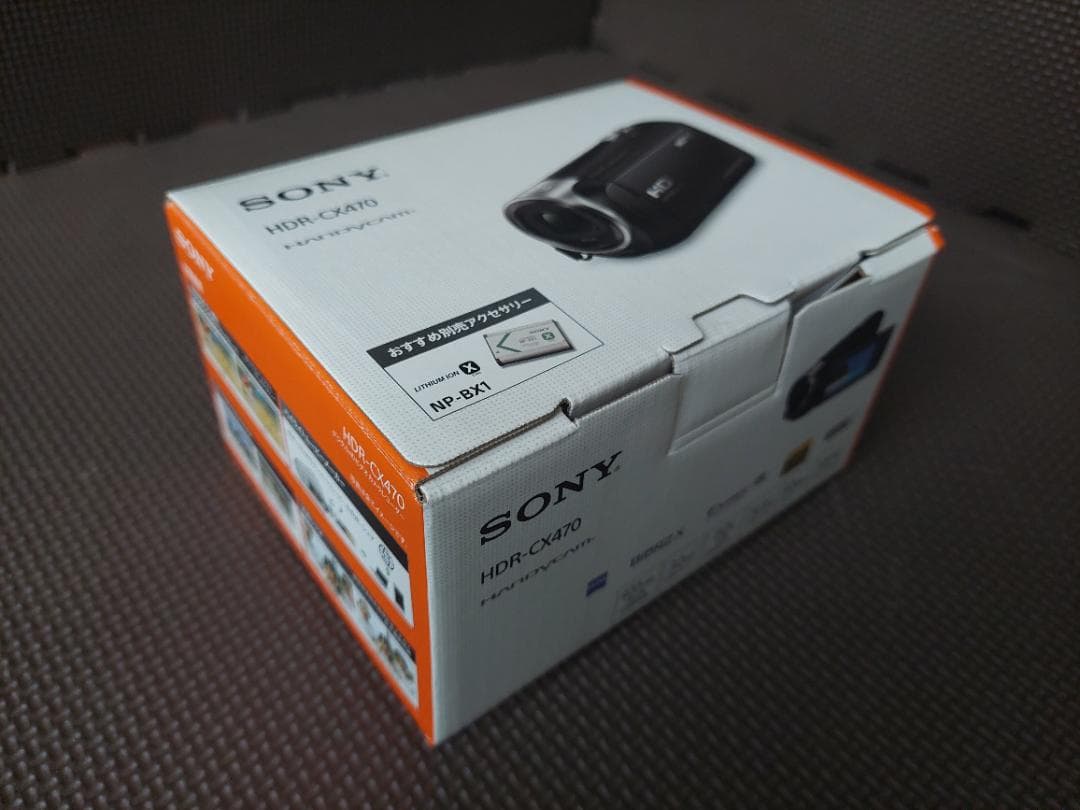 にゃっぴです。未使用　SONY ビデオカメラ　HDR-CX470