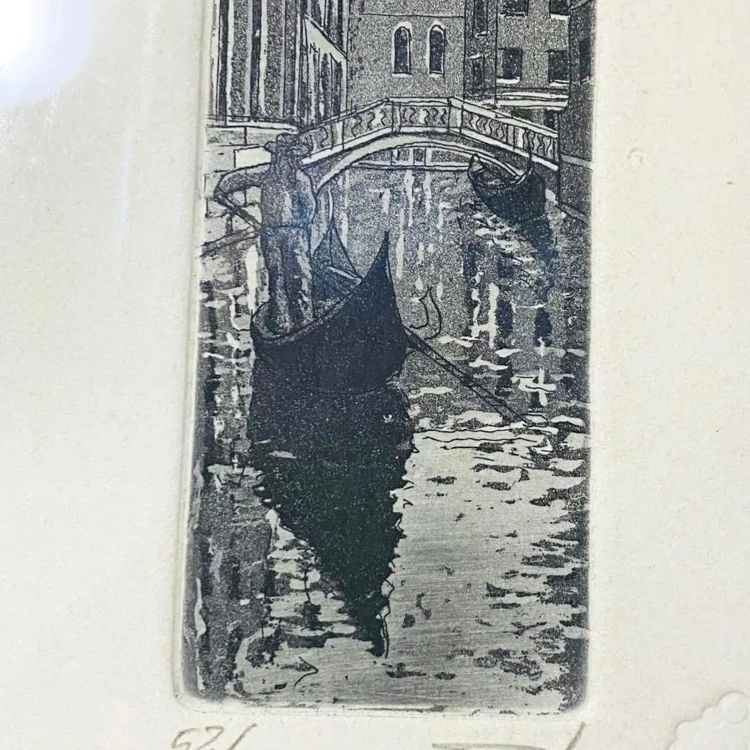 silvio cannizzo 絵 絵画 リトグラフ イタリア ヴェネツィア風景