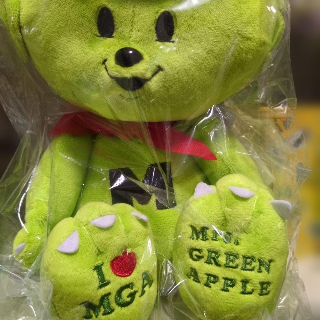 メメル　ミセスグリーンアップルぬいぐるみ 大小セット
