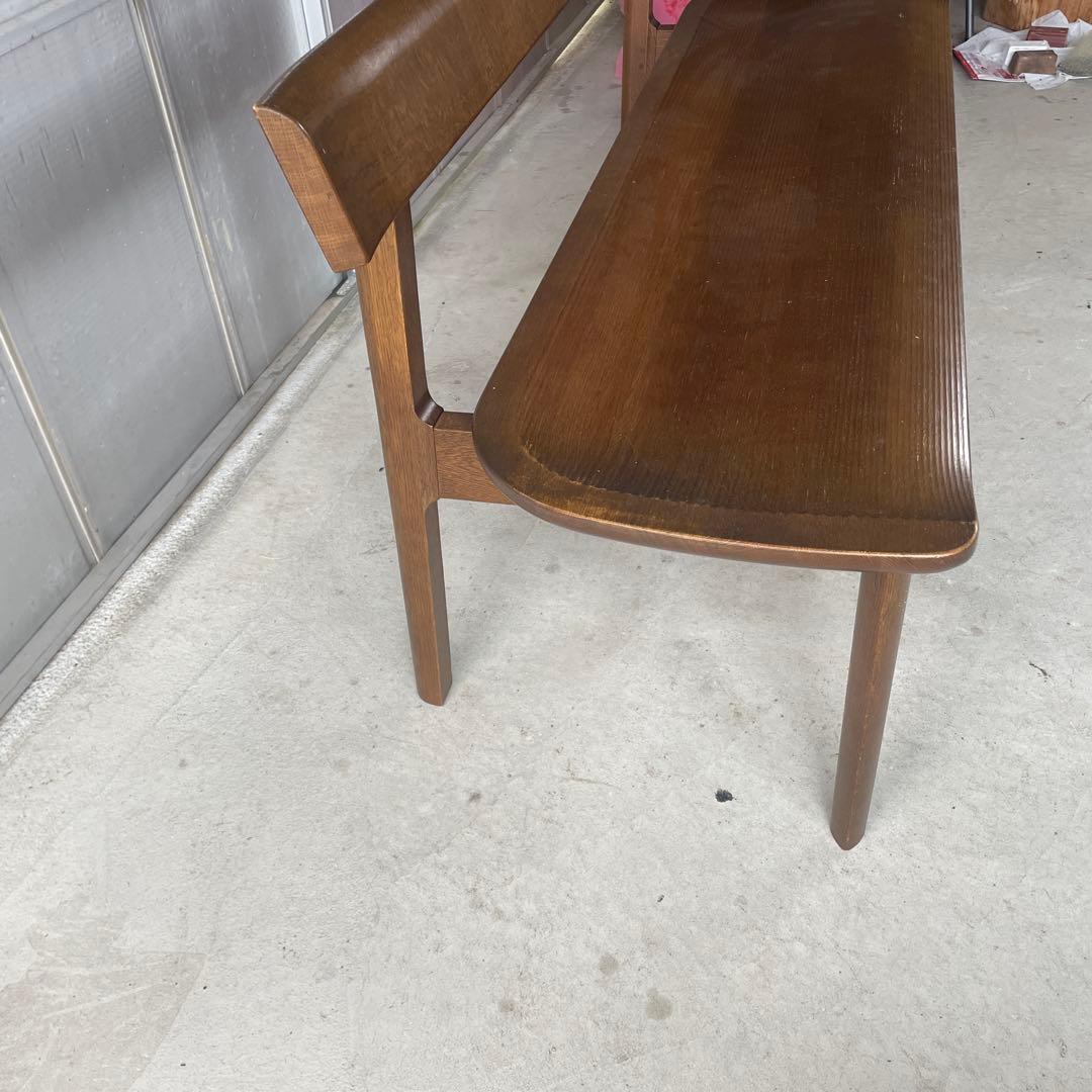 飛騨高山　ibata interior オーク無垢　ダイニングベンチ