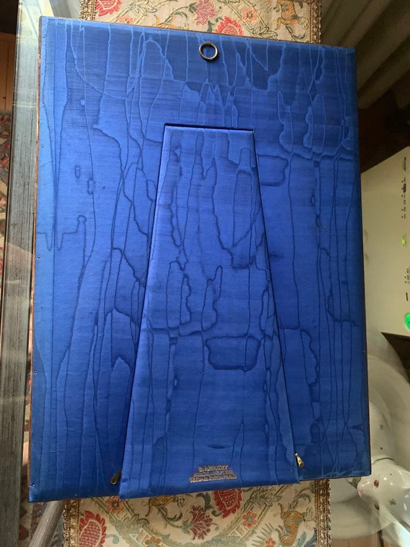 フランスアンティーク　1911年ジュリア・バルテ写真サイン入り豪華額装2点セット