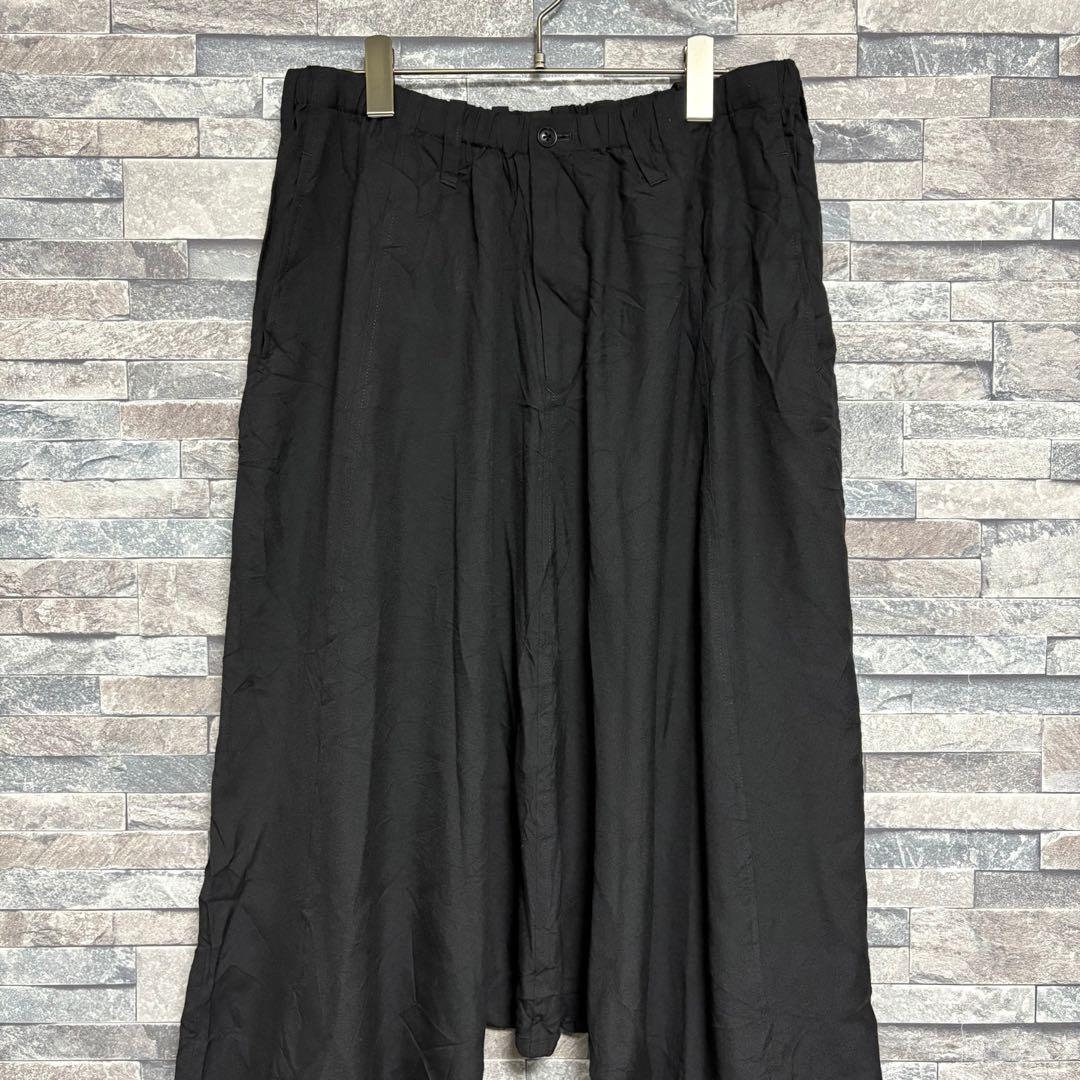 ヨウジヤマモトプールオム 16SS シワ加工サルエルパンツ BLK/2