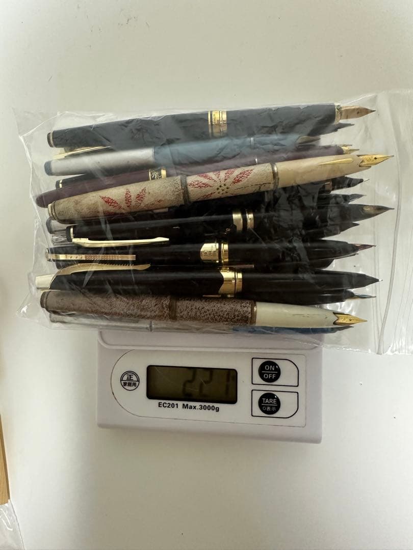 18K 14K 21K 22K 刻印あり 万年筆 17本 プラチナ　Sailor
