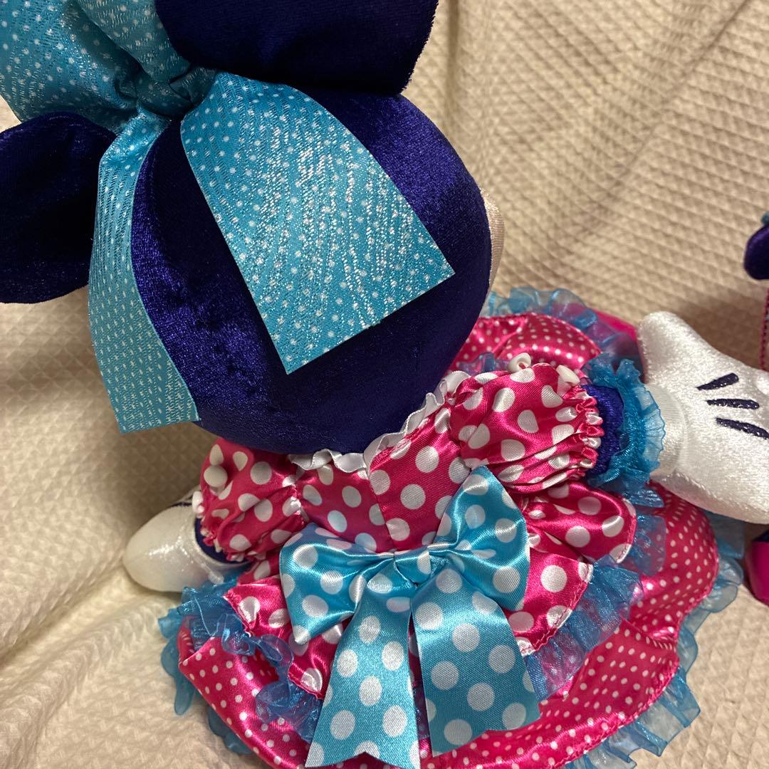 ディズニー　パルパルーサ　ミニーぬいぐるみ、ぬいぐるみバッチ　セット