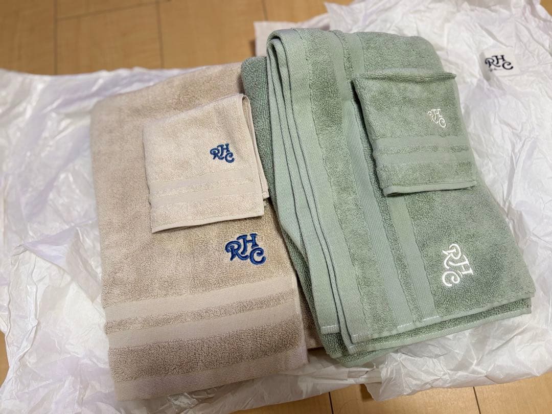 値下げしました！！【新品未使用】ロンハーマン　バスタオル、ハンドタオルセット