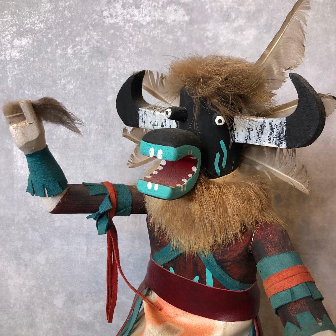 アンティーク カチナドール オルグ カチーナ ナホバ族 ホピ族 人形