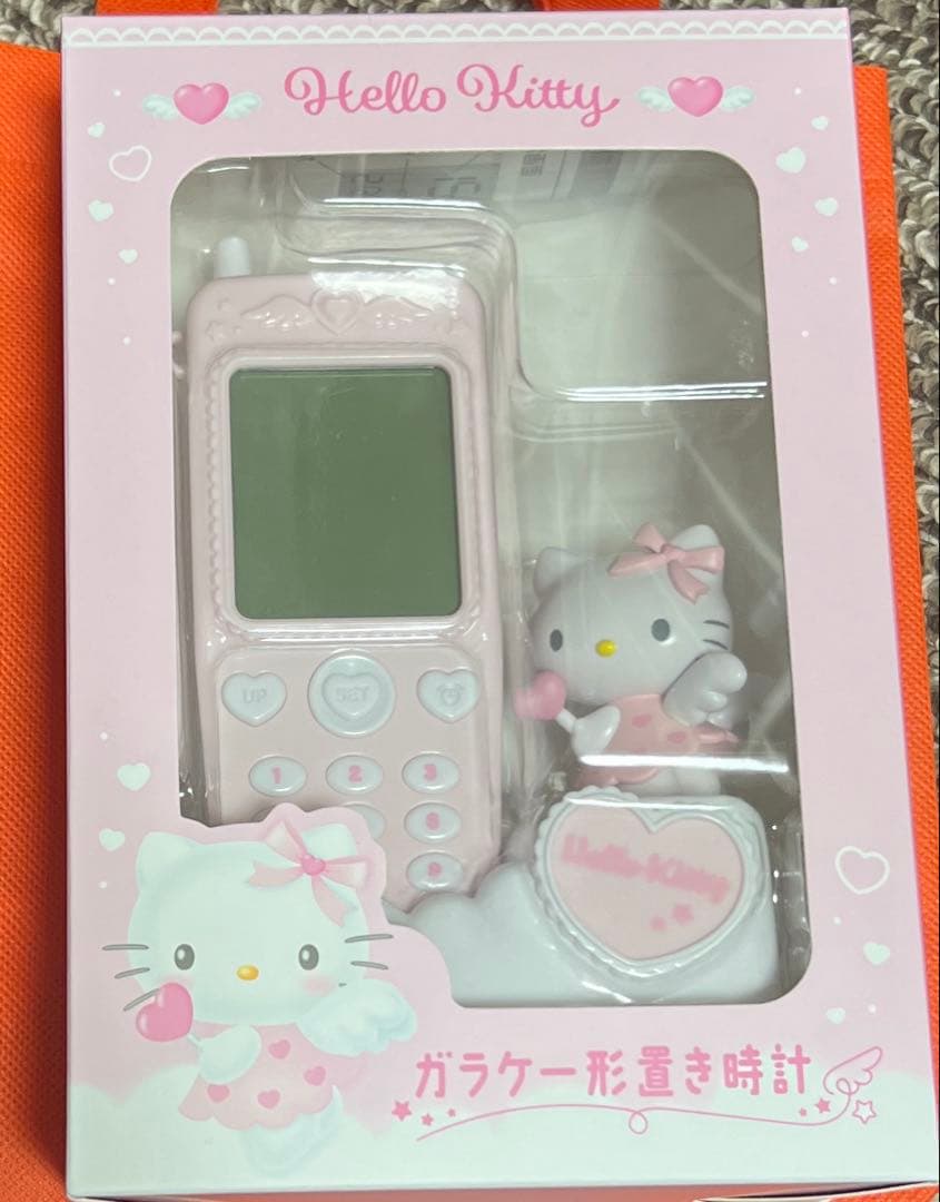 ガラケー形置き時計 ハローキティ